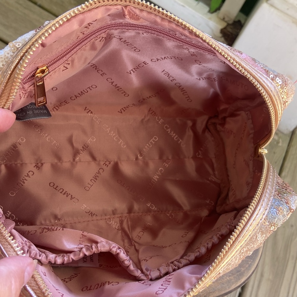 New! Vince Camuto Travel Makeup Cosmetic Toiletry Cosmetic Bags Set of 2 Pouches - Picture 8 of 15